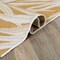 World Rug Gallery Tropical Leaves Nature Inspired Indoor/Outdoor Area Rug 5' x 7' Yellow 4030YELLOW5X7 - alternate 3